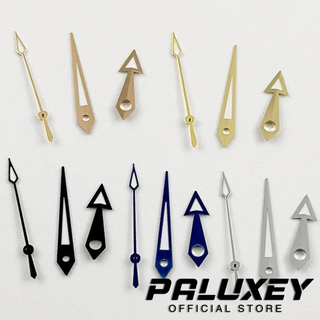 NH35 녹색 빛나는 손 시계 손 NH35 NH36 NH38 NH70 무브먼트 블루 실버 로즈 골드 Balck 골드 시계 포인터