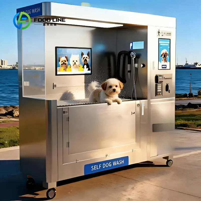 Customized Smart Self-Service Pet Washing Machine Coin-Scan Payment Commercial Station for Pet Grooming Shop & Community