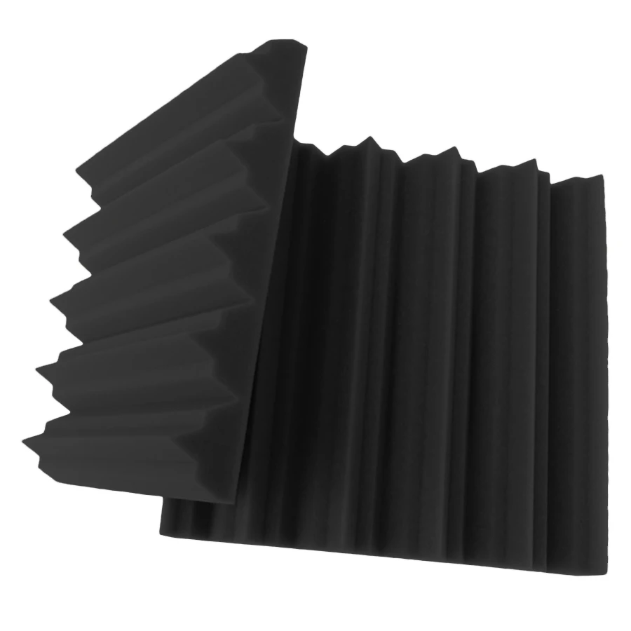 ABRN-12Pack Acoustic Foam Wall Panels 30X30x5cm Soundproofing Panels,Home Studio Noise Cancelling Foam Tiles Soundproof Panel