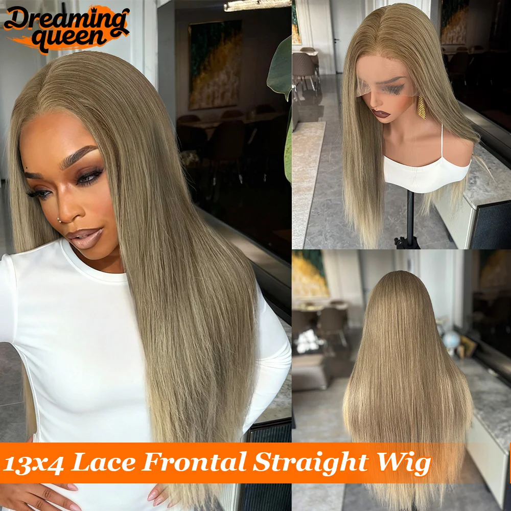 180% الكثافة شعر مستعار مستقيم مع شعري طبيعي حالمة ملكة الشعر 13x4 الدانتيل الباروكة الأمامية للنساء السود شعر مستعار اصطناعي #1