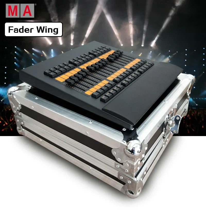 MA Fader wing Console lighting controller DMX 512 Console Stage Lighting For LED Par Moving Head Spotlights DJ Console