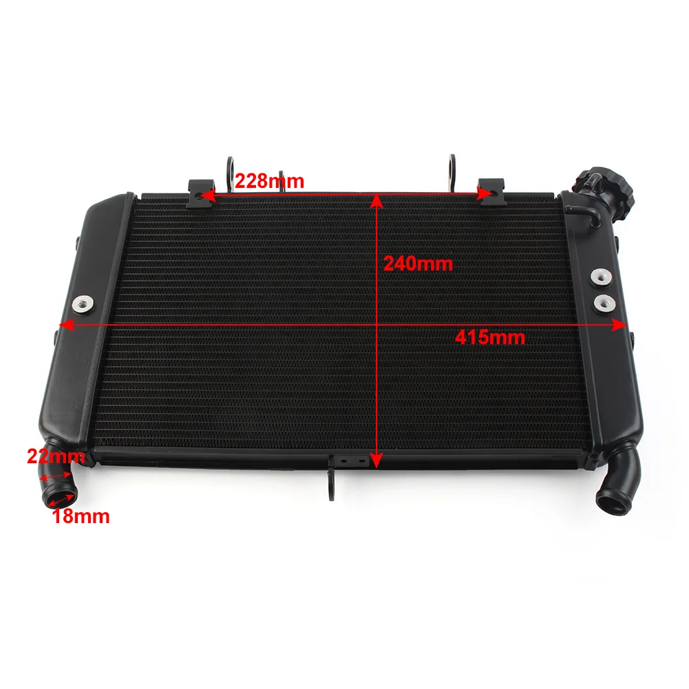 Motorcycle Aluminum Radiator Cooler Cooling For Yamaha MT-09 MT09 2017 2018 2019 2020 2021 2022