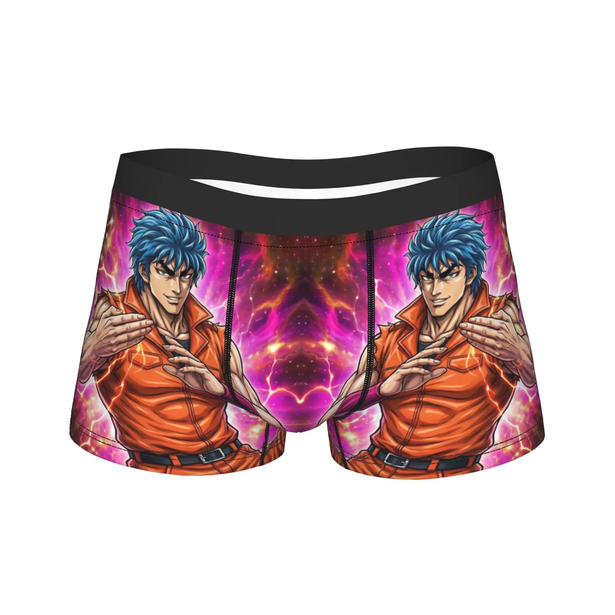hokuto no ken Survivor Cute (2) Underwear  Novelty Panties Custom DIY Boxer Brief For Men 3D Pouch Plus Size Trunk
