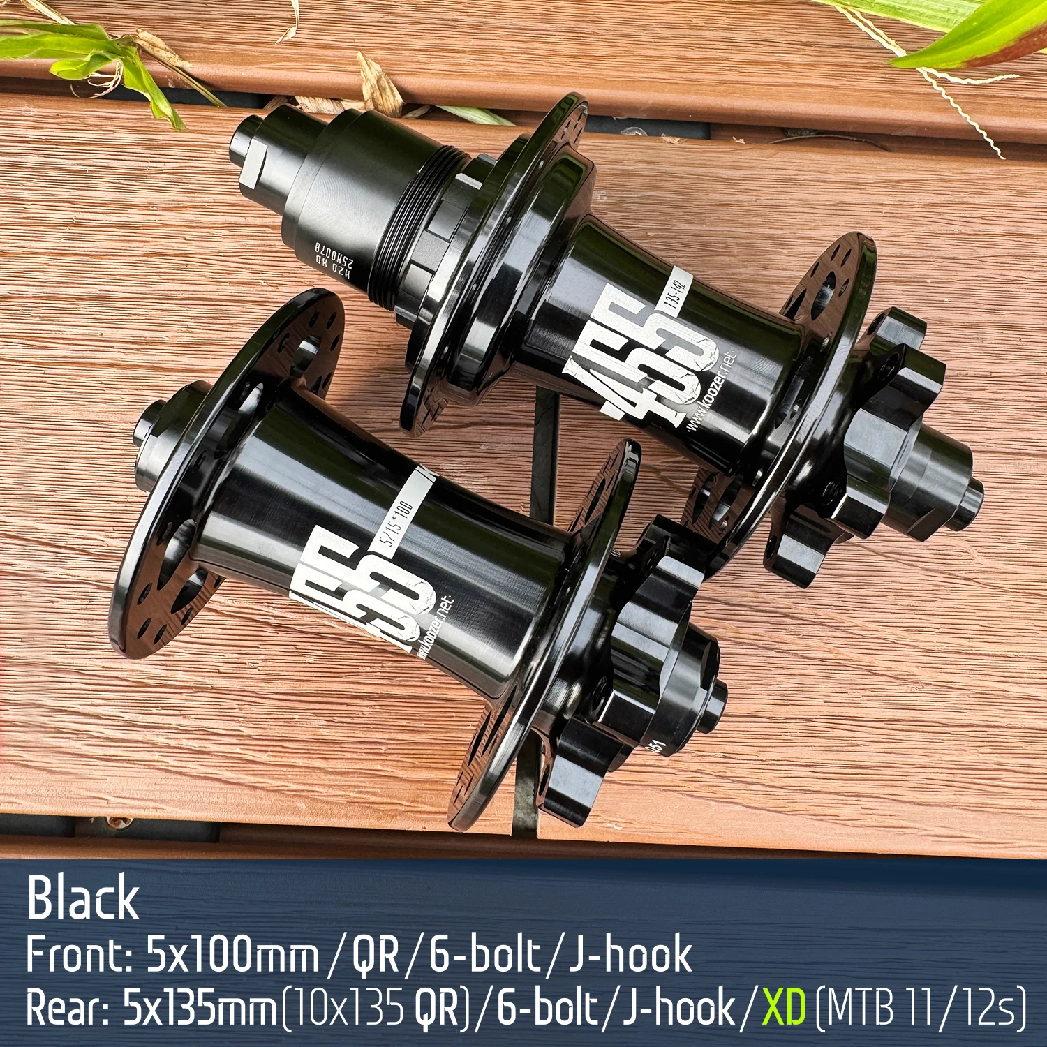 Koozer 455 QR 120 Click HG XD MS 8-12s 32 Holes CR-MO Steel Axle