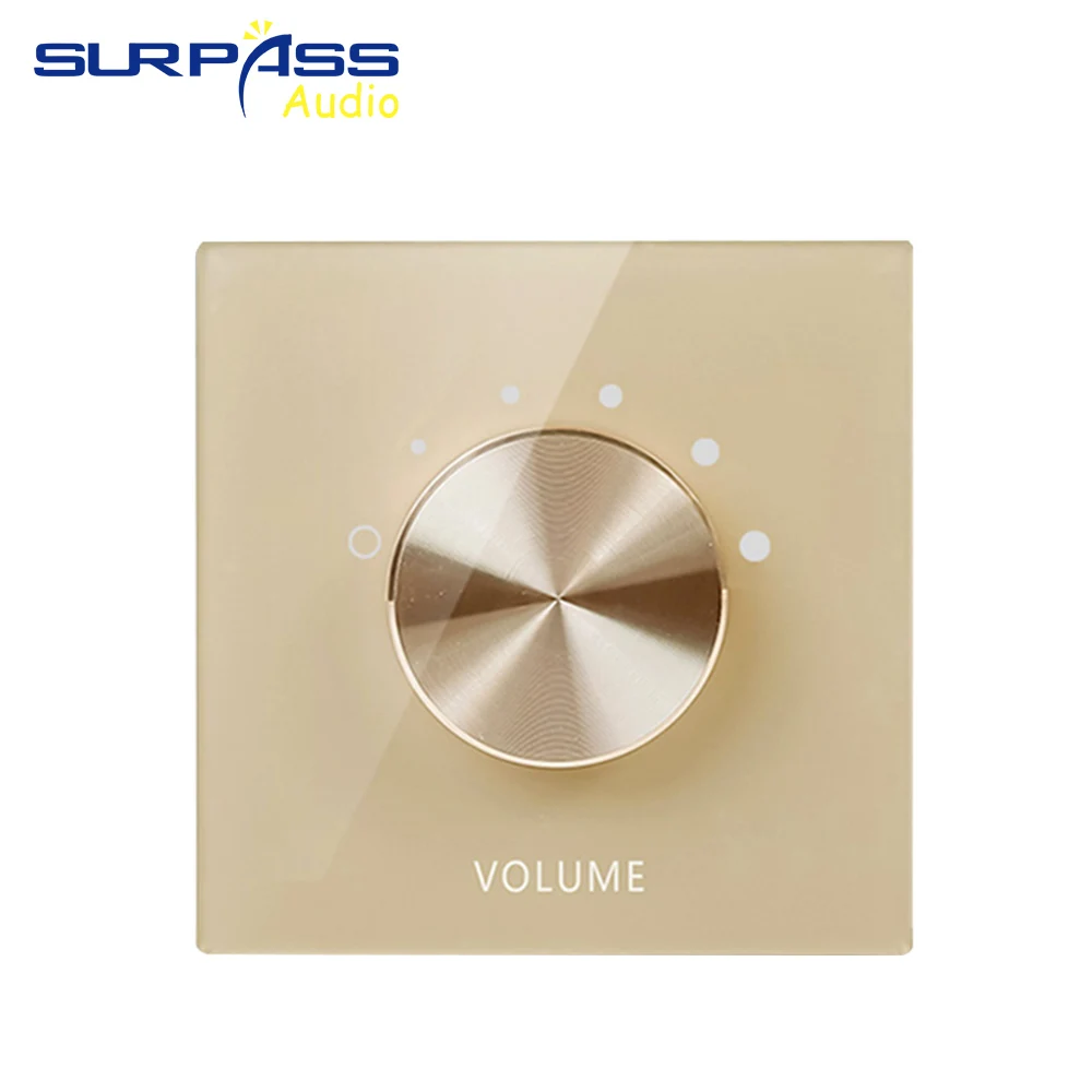 Stero Volume Tuning Switch 5 Adjustment Fashion Two Channel Fixed Resistance Music Speaker Volume Controller