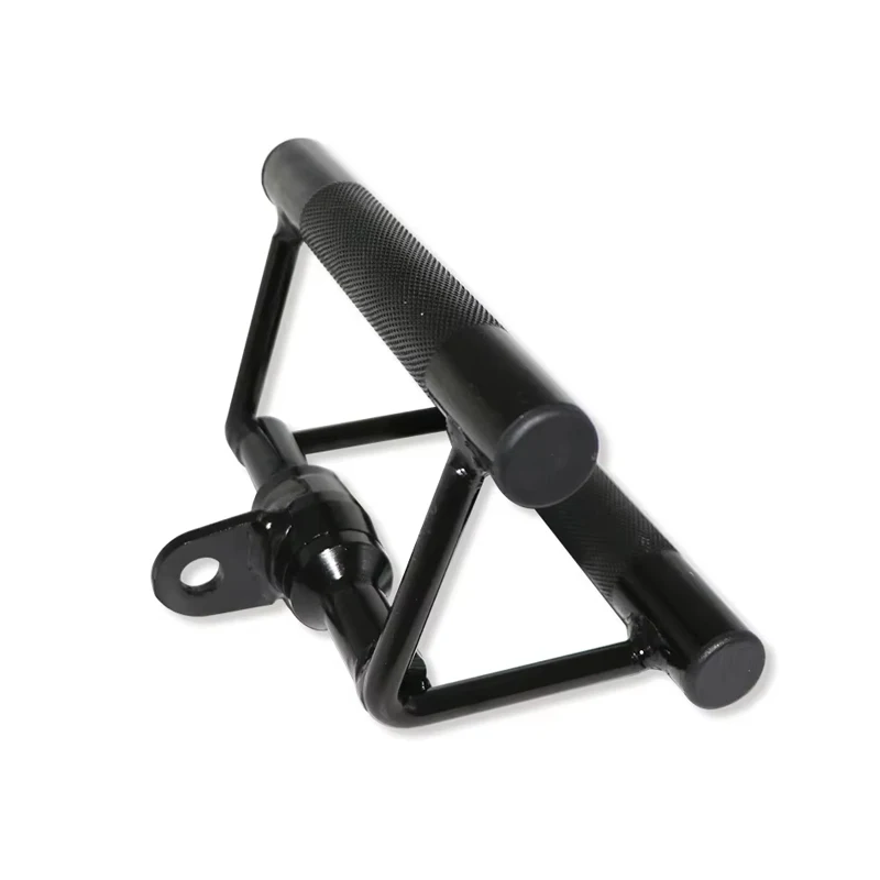 Fitness V Bar Handle 360° Rotatable Cable Attachment for Home Gym Pull Down Rowing Exercise