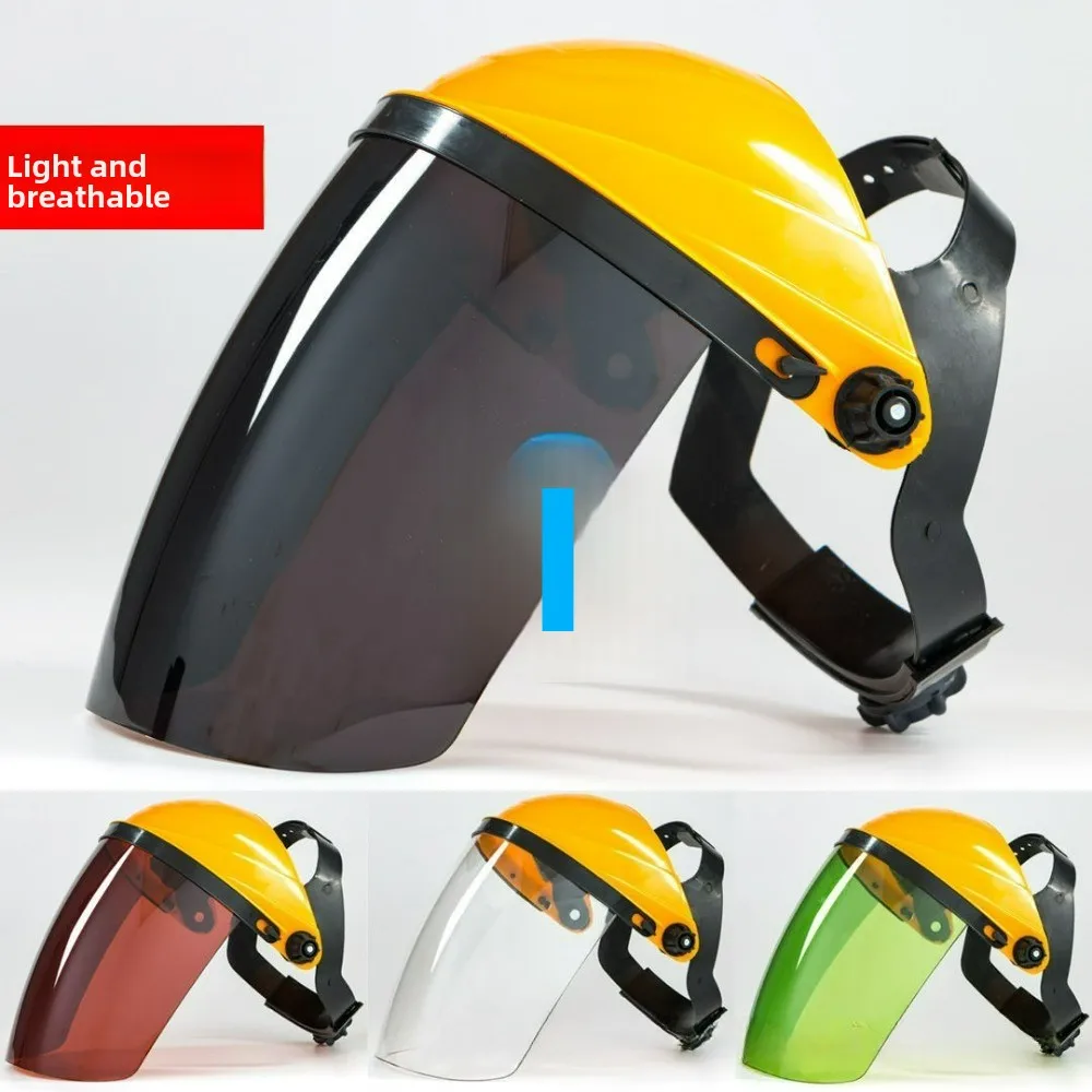 Professional Lightweight Organic Protective Gear: Face Shield Goggles Welding Helmet & Head-mounted Kitchen Spatter Shield