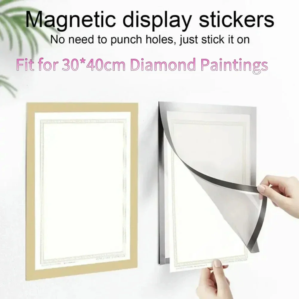 5/10/20PCS Magnetic Poster Display Frame A4/A5/A6 Self-adhesive Non-developmental Photo Art Wall Sticker Reusable Wall Frame