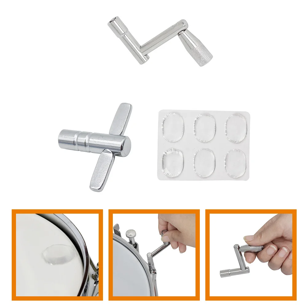 

1Set Silent Drum Pad Professional Drum Mute Pads Durable Silicone for Practice Recording Snare Bass Hi-Hat Accessories