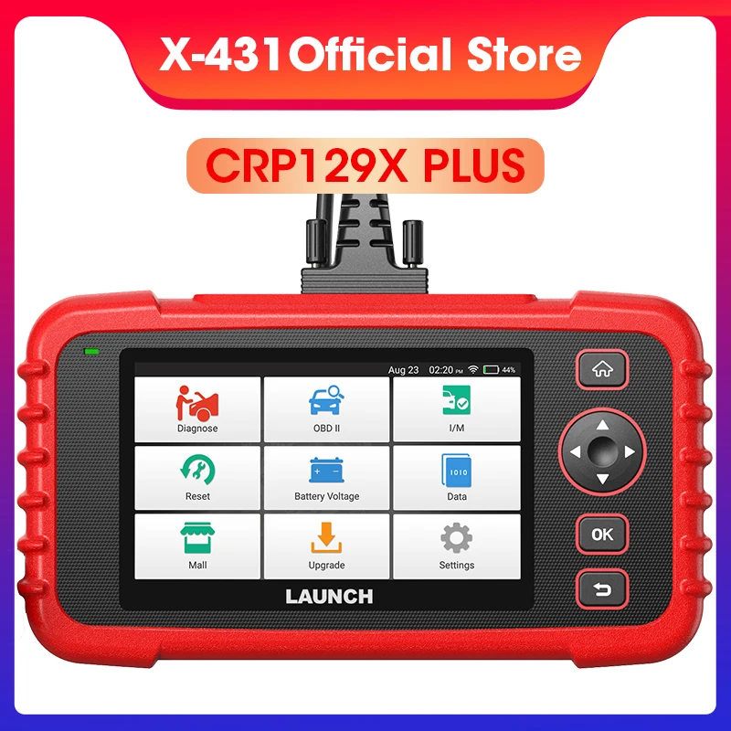 LAUNCH CRP129X PLUS OBD2 Scanner Auto Code Reader Car Diagnostic Tools Automotive Diagnost Scan Diagnosis Lifetime Free Update