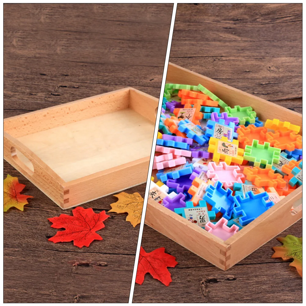 

Wooden Serving Tray Premium Wood Storage Organizer For Food Drinks Breakfast Party Decoration Bowl Platter