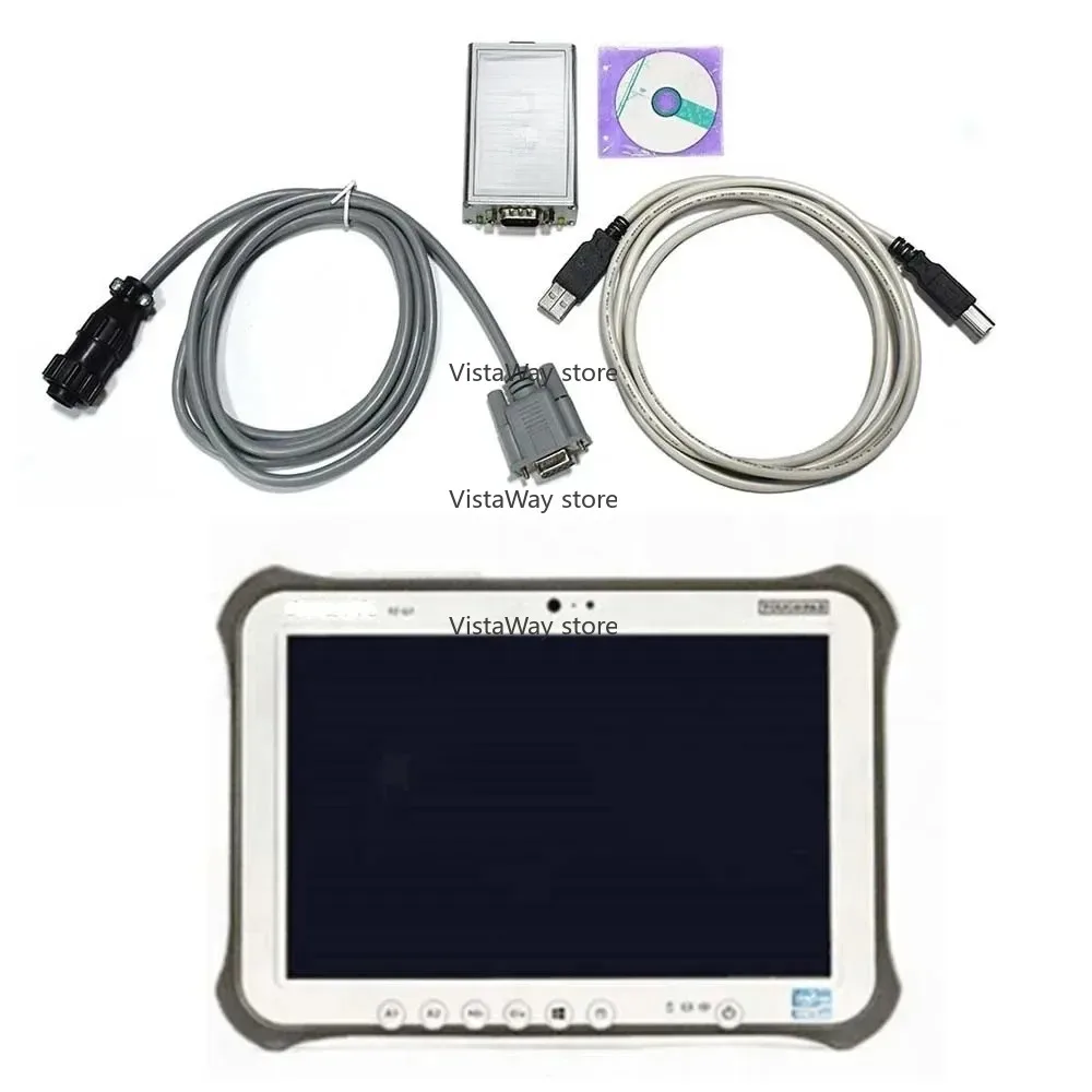 

FORK LIFT AUTO SCANNER TOOL for BT INTERFACE USB ARM7 CANBOX TRUCKCOM FORKLIFT TOOLS with FZ G1 Laptop