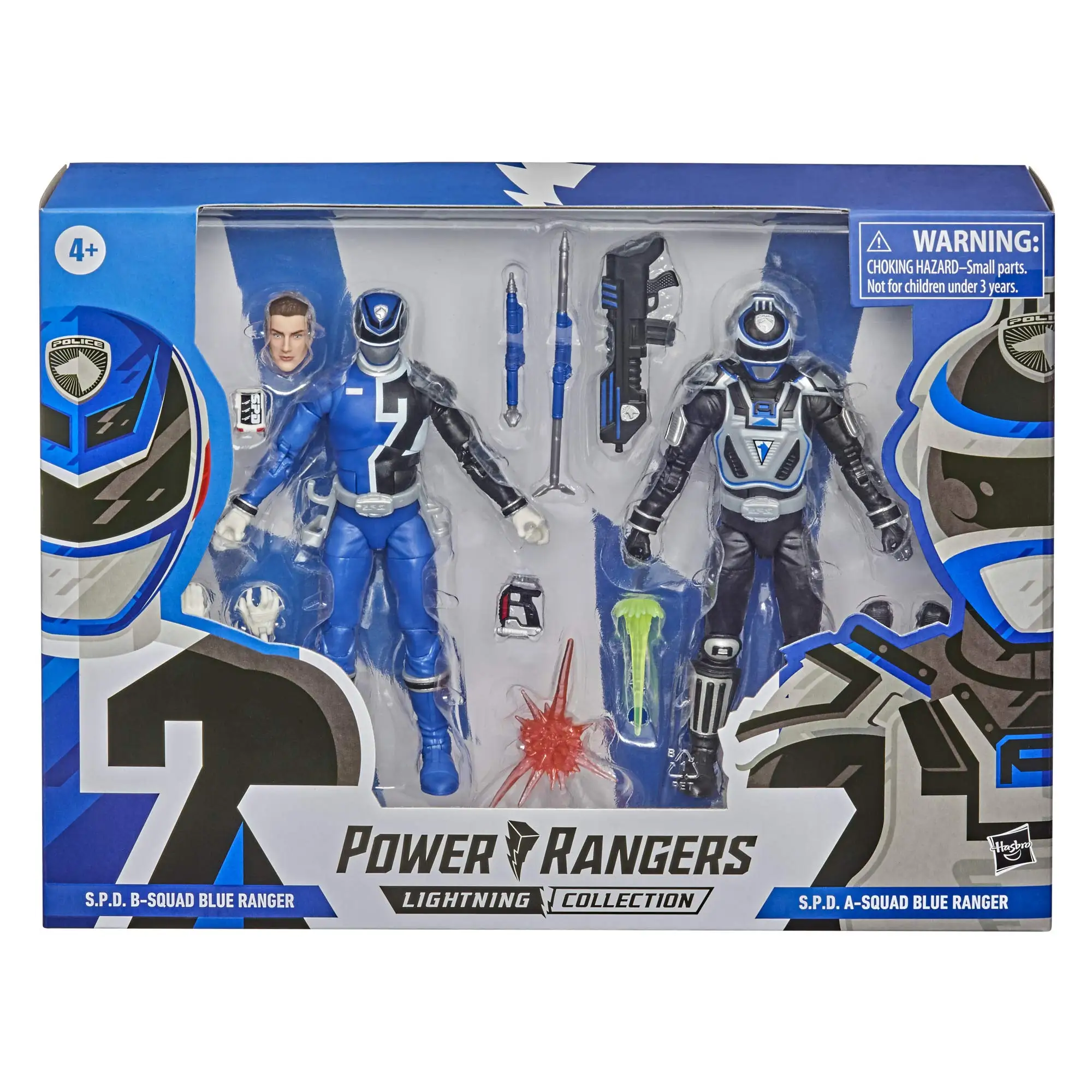 Power Rangers Lightning Collection S.P.D. B-Squad Blue Ranger Vs, A-Squad Blue Ranger Spectrum Variant 2-Pack, F1171