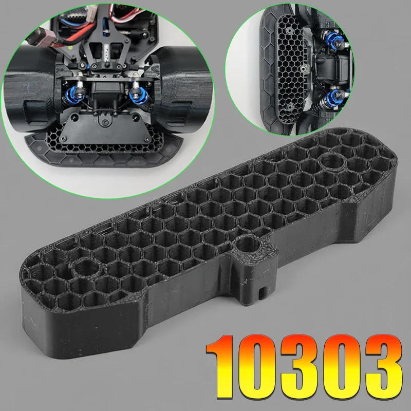 RC 10303 TPU Printing Anti-collision Front Lining for 1/10 Hyper Go MJXRC 10303 Remote Control Car Off-road High Speed