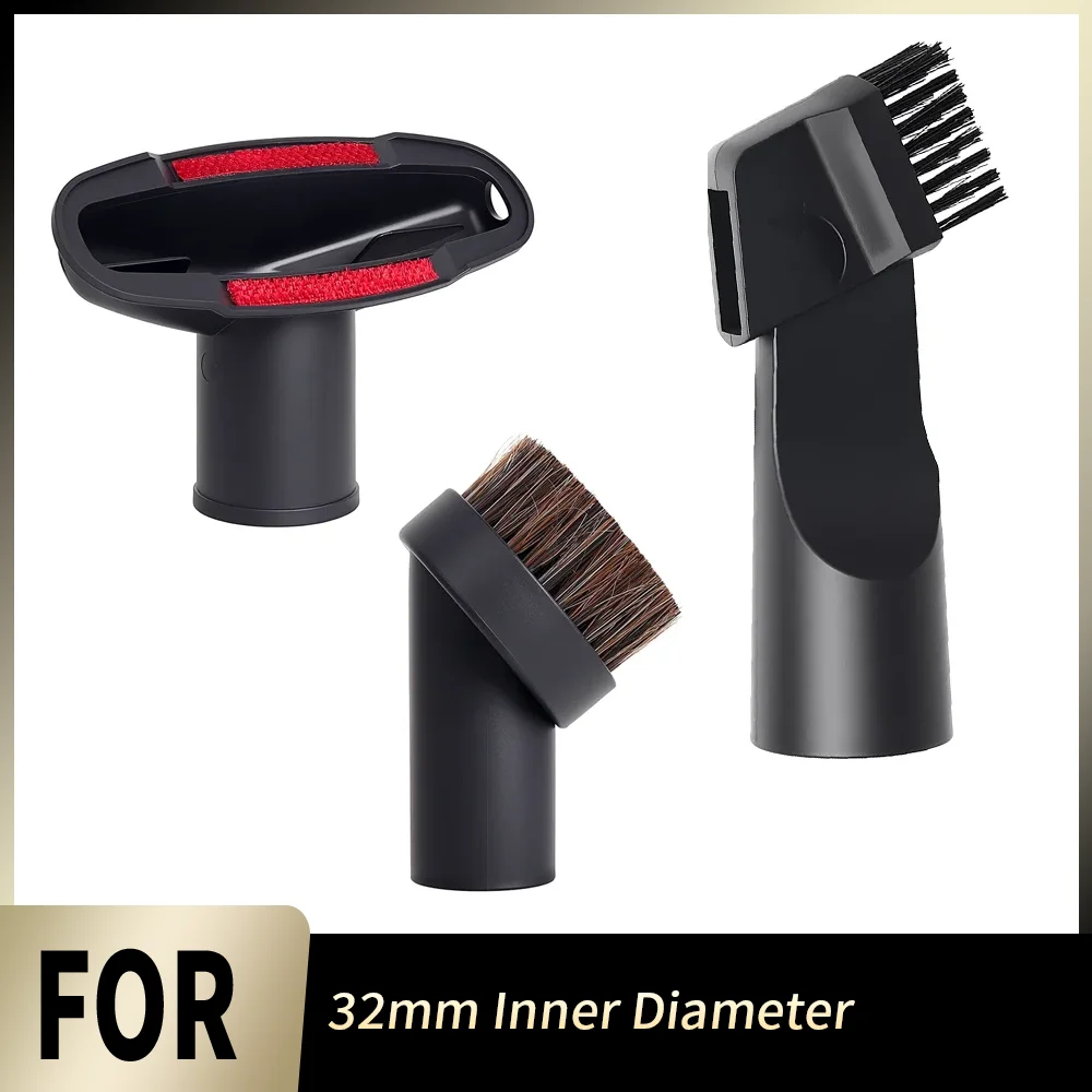 

Универсальная насадка для пылесоса с внутренним диаметром 32 мм: щетка для сбора пыли, насадка для чистки щелей, многофункциональный аксессуар