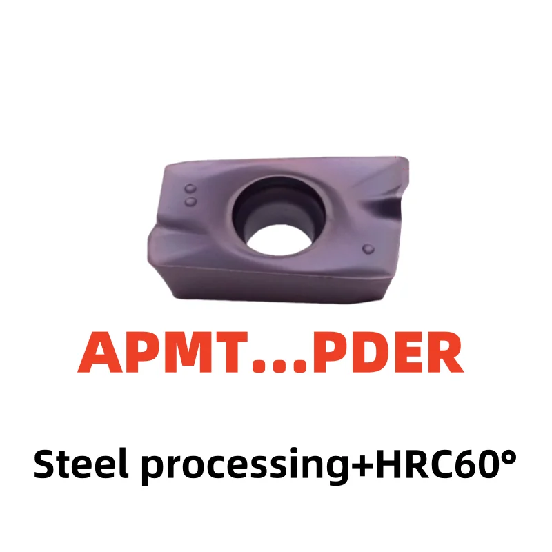 5PCS APMT...PDER 1135 1604 Macchine utensili CNC Acciaio inossidabile BAP300 BAP400 Inserti per fresa in metallo duro ad angolo retto