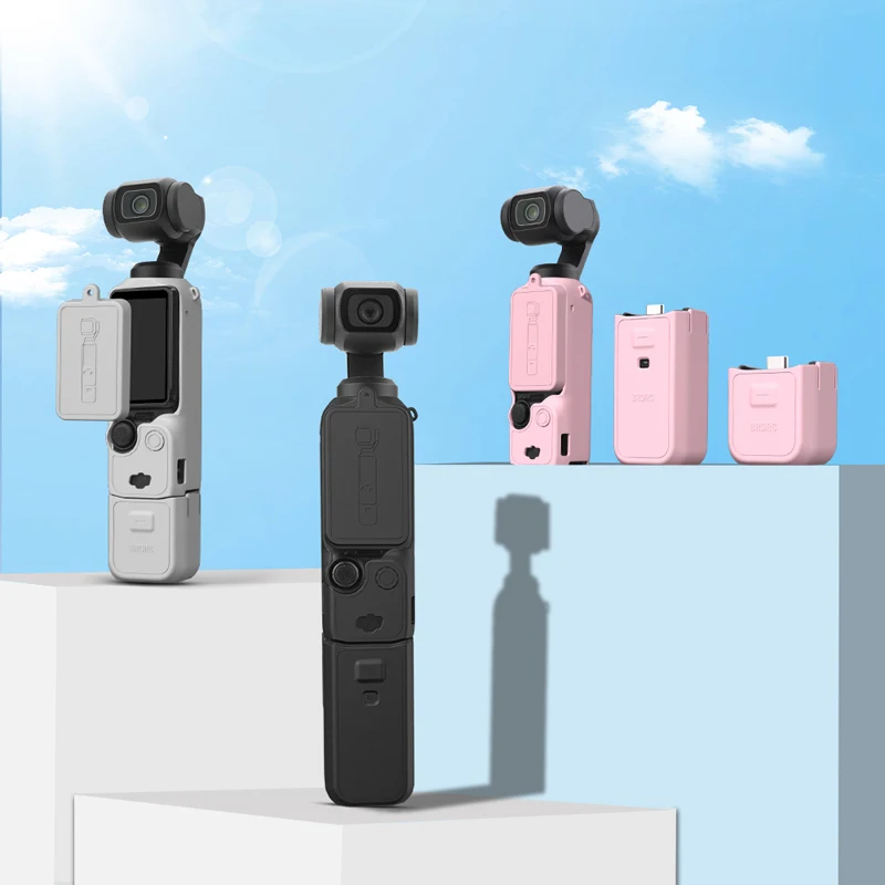 

For DJI OSMO POCKET 3 Body Silicone Case Lens Protective Cover Display Blackout Accessory Easy To Clean No Warping Practical