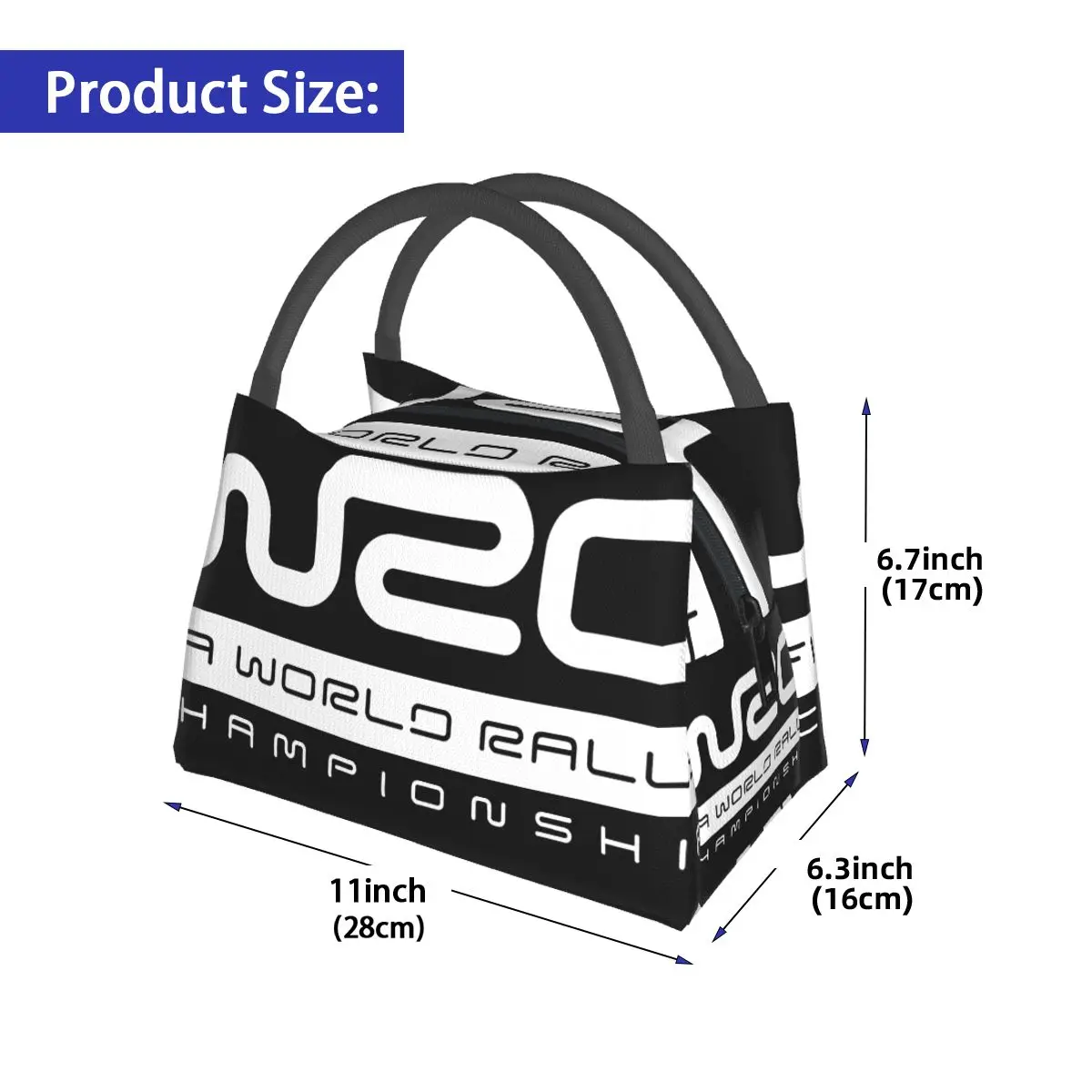 Wrc Logo Draagbare Isolatiezak Voor Koeler Thermisch Voedsel Kantoor Pinic Container