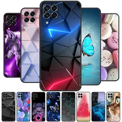 For Samsung Galaxy M33 Case M53 2022 Fashion Silicone Protective Soft TPU Back Case for Samsung M53 5G Phone Cover Black Bumper