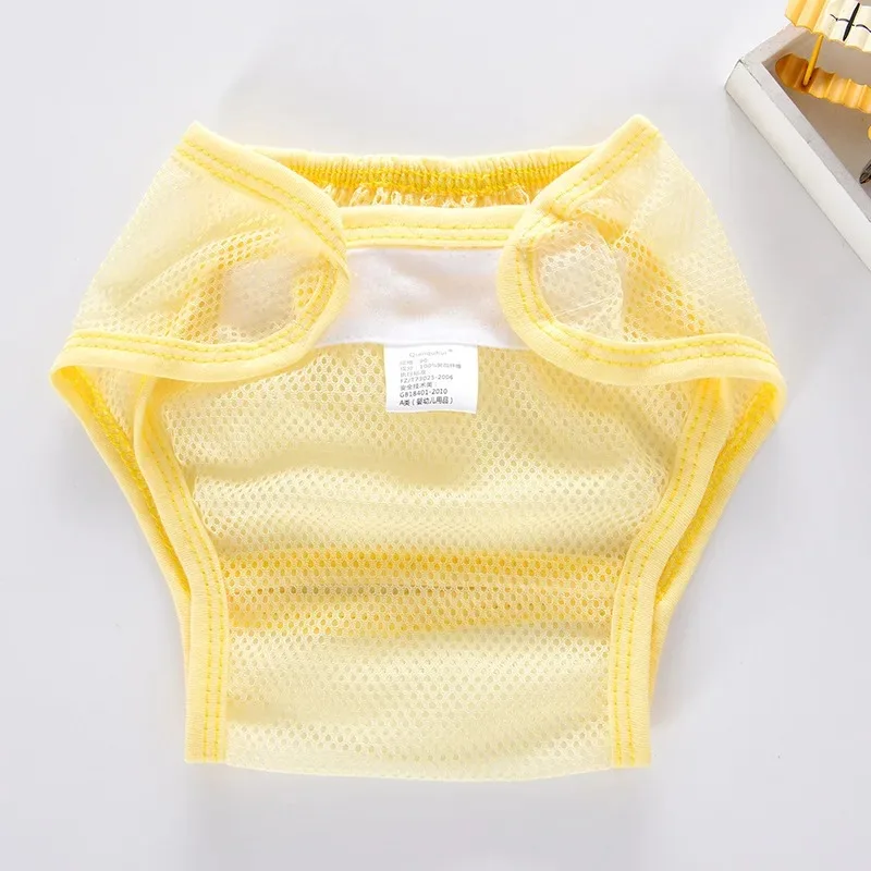 Baby Diapers Washable Newborn Summer Breathable Diaper Infant Cotton Liner Reusable Nappies Cloth Mesh Pocket Nappy