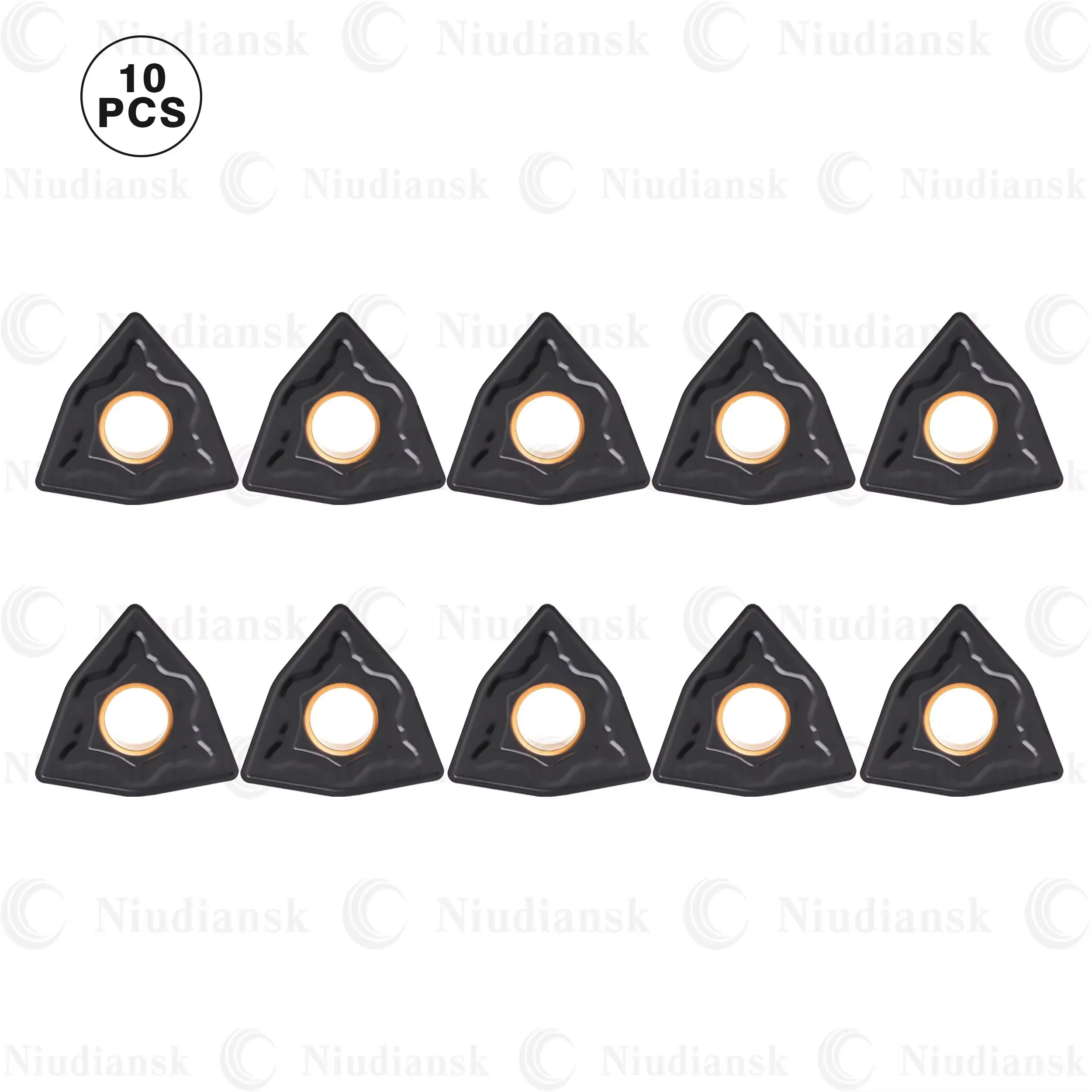 WNMG Series DESKAR Numerical Control Lathe Peach Shaped Turning Inserts For Processing Cast Iron WNMG080408/WNMG080412-DK LF3018