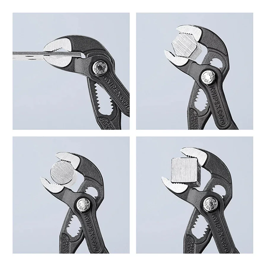 KNIPEX 87 01 150 High-tech Cobra Water Pump Pliers 150mm Blend Ergonomic Plier Auxiliary Tool Universal Pliers