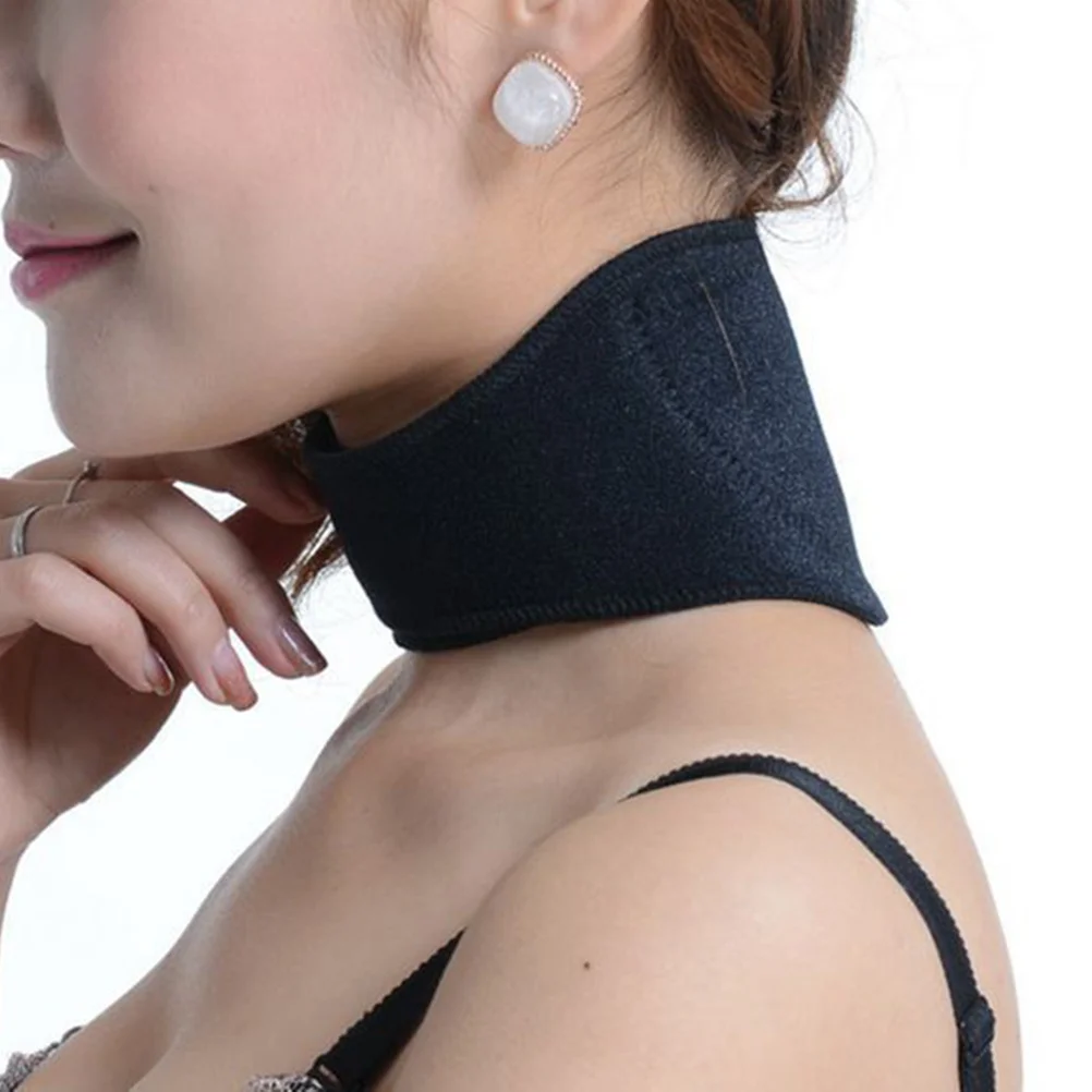 

2Pcs Sports Neck Brace Magnetic Therapy Self Heating Breathable Neck Support for Pain Relief and Muscle Relaxation