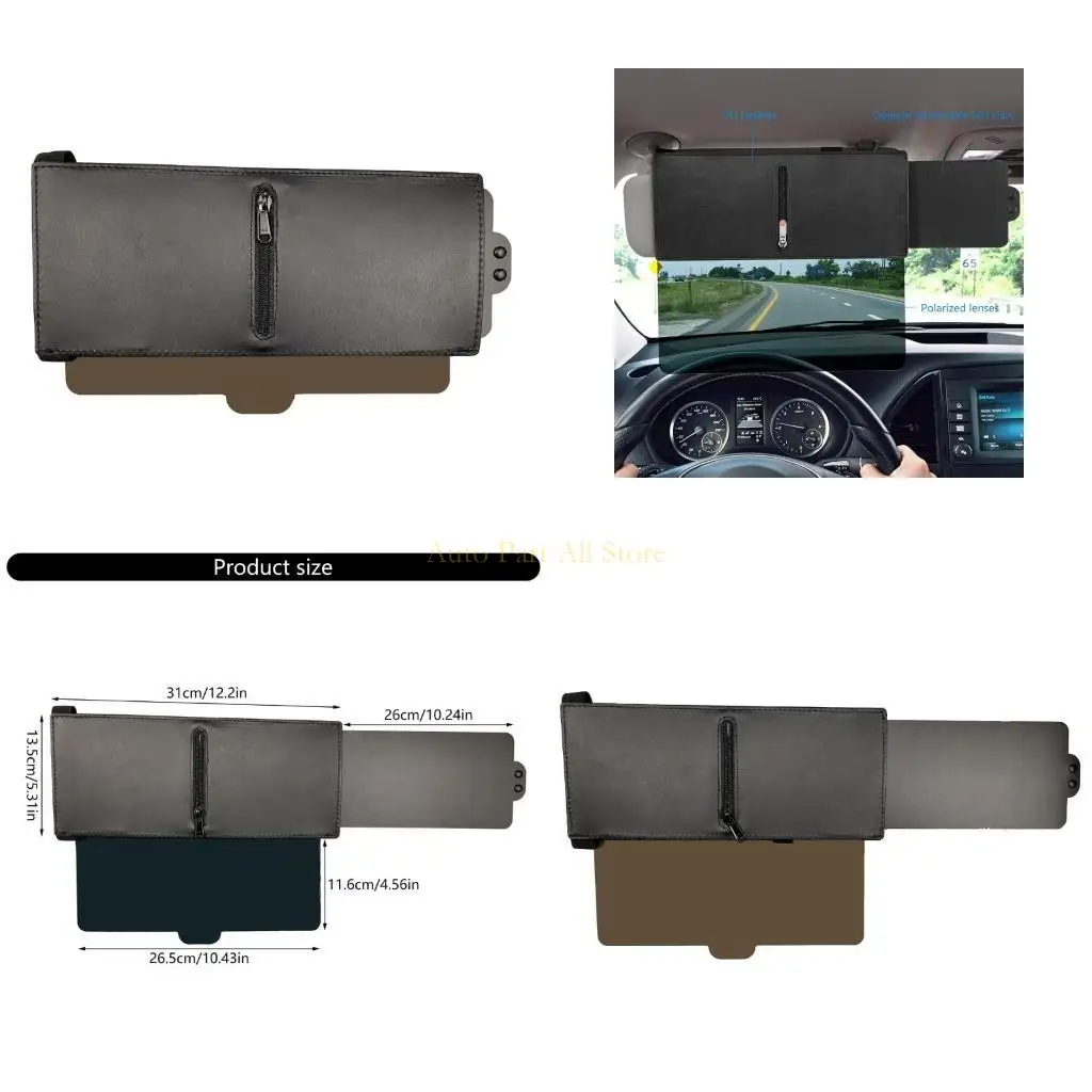 

J0MA Automotive Sun Vissors Extender Car Sunshade Extension для Car Anty Glares Shade, чтобы повысить видимость и уменьшить