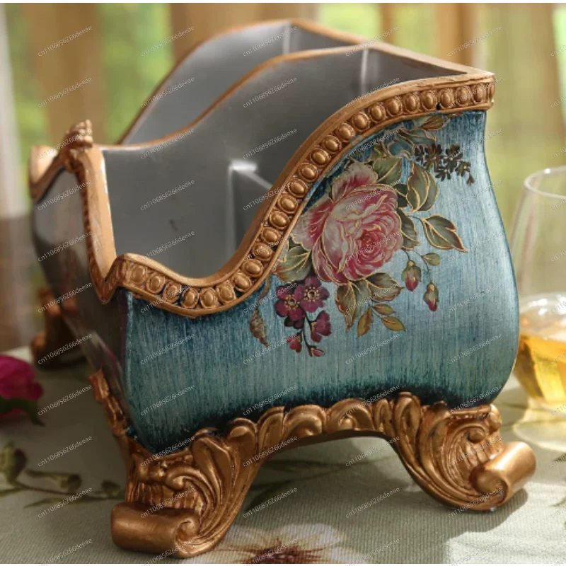 Picture 4: Storage box ornament retro remote control box study desktop living room coffee table storage box home accessories