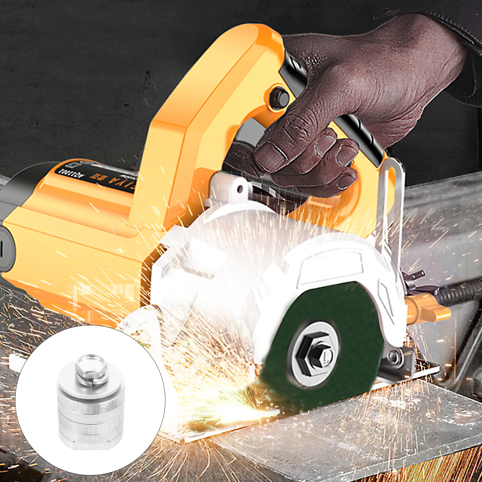 

Angle Grinder Conversion Head M10 Arbor Adapter Refitting Bit Durable Slotting Machine Modification Accessories Practical Easy