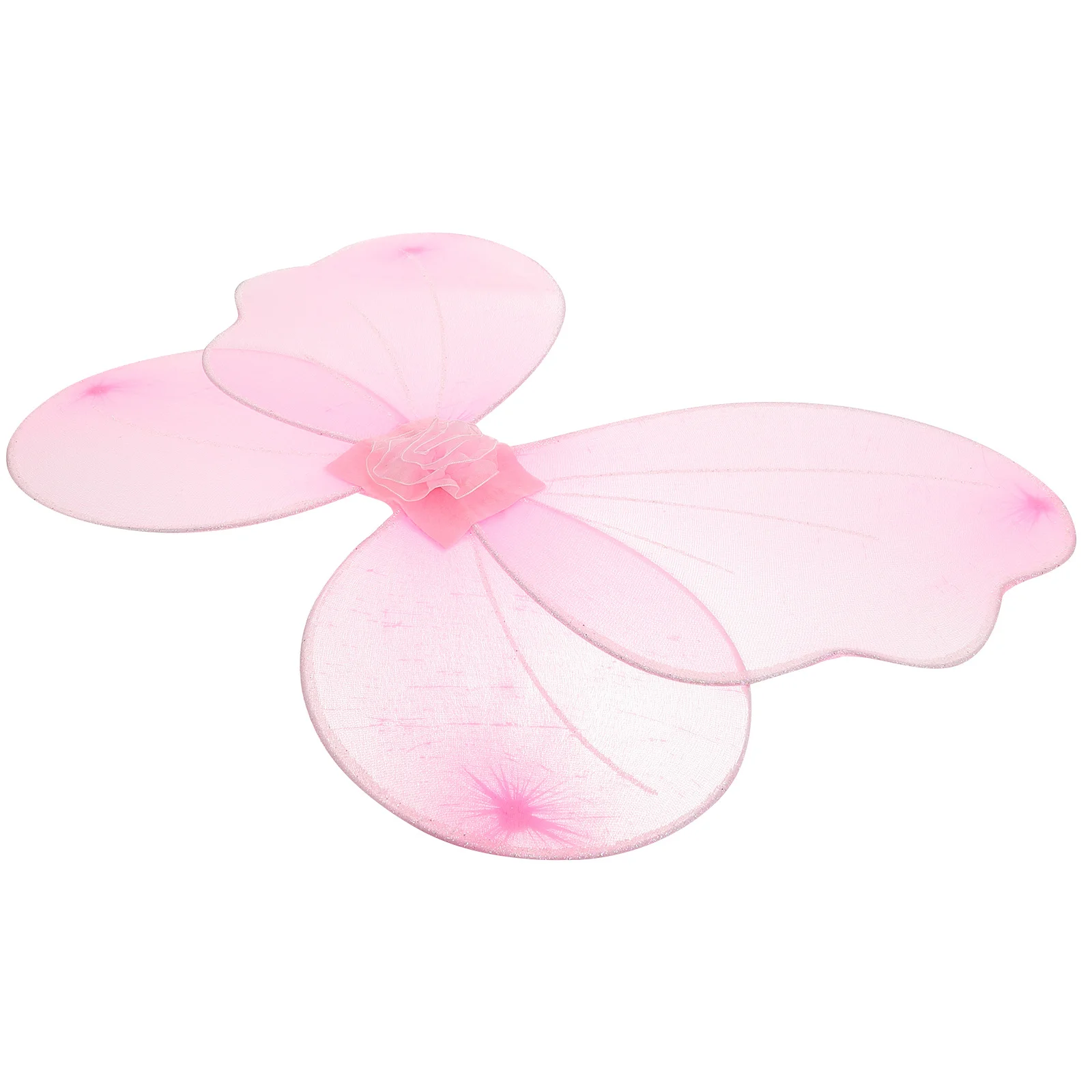 

1pc Butterfly Prop For Kids Iridescent Fairy Wings Costume Party Dress Up Accessory Girls Butterfly Wings Shawl