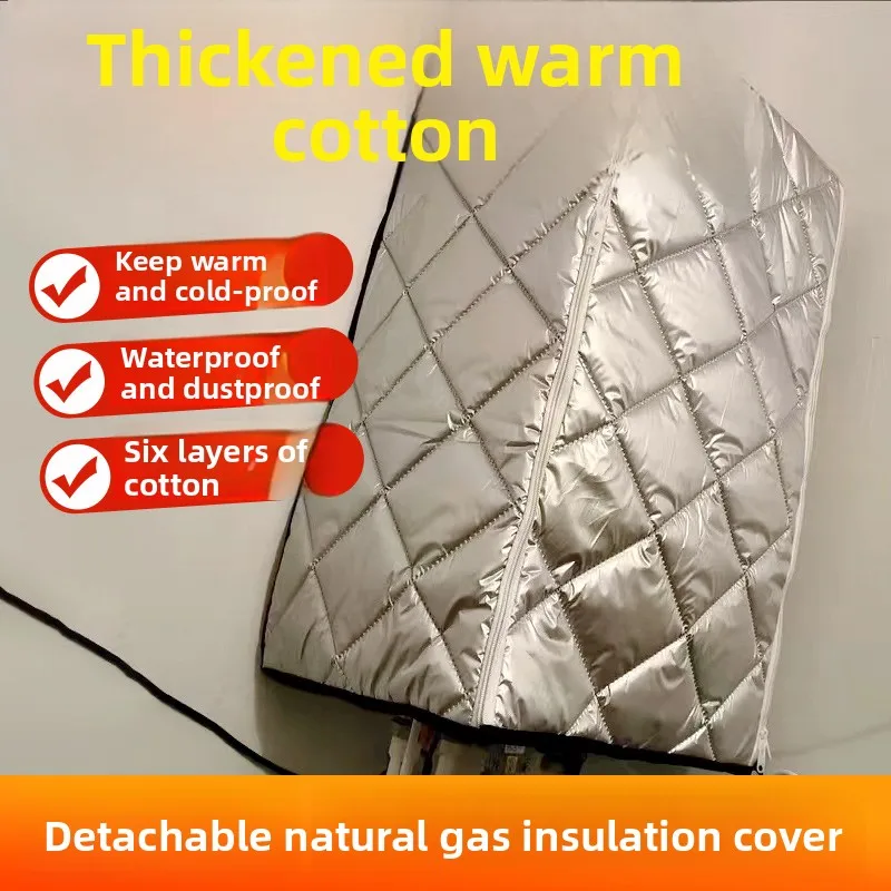 

Winter Gas Heating Stove Cover Wall Mounted Furnace Hood Hot Water Heater Dustproof Oilproof Waterproof Cleanable Sunscreen