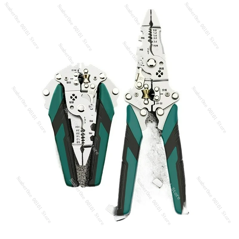 

Electrical special wire stripping pointed nose pliers cutting pressing wire winding pliers household skin stripping