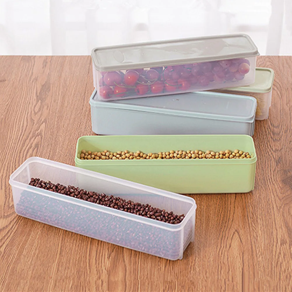 

3pcs Boxes Noodle with Measuring Lid Leakproof Stackable Design Grade Plastic Container for Dry Food Storage Cereal Container