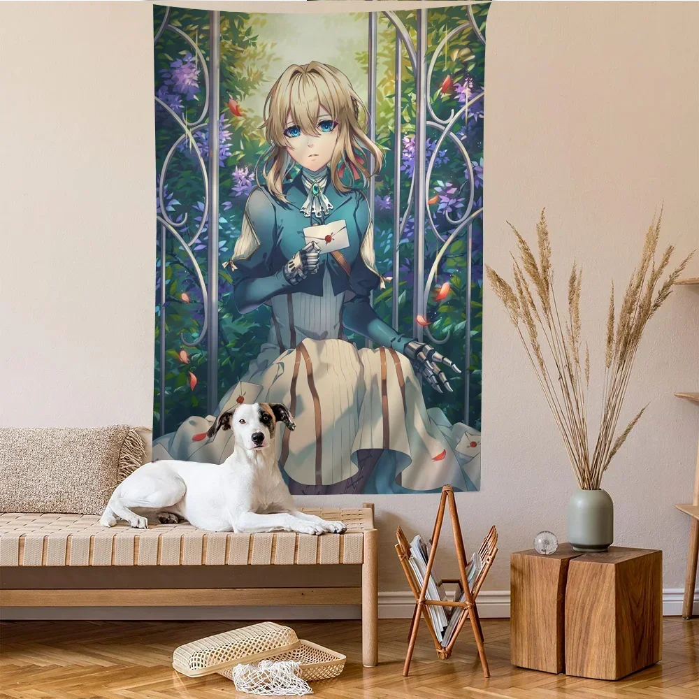 Touhou Project Flandre Scarlet Tapestry Anime Tapestry for Living Room Home Dorm Decor Home Decor