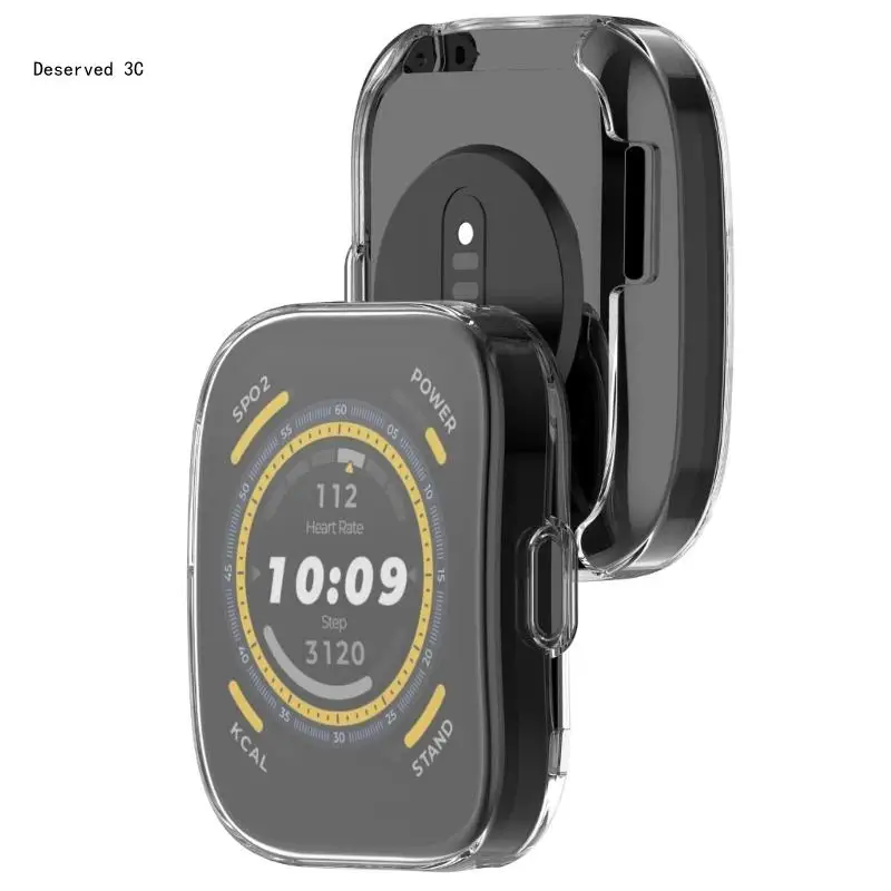 TPU Covers For Amazfit Bip 5 (A2215) Waterproof Watch Screen Protector Bumper