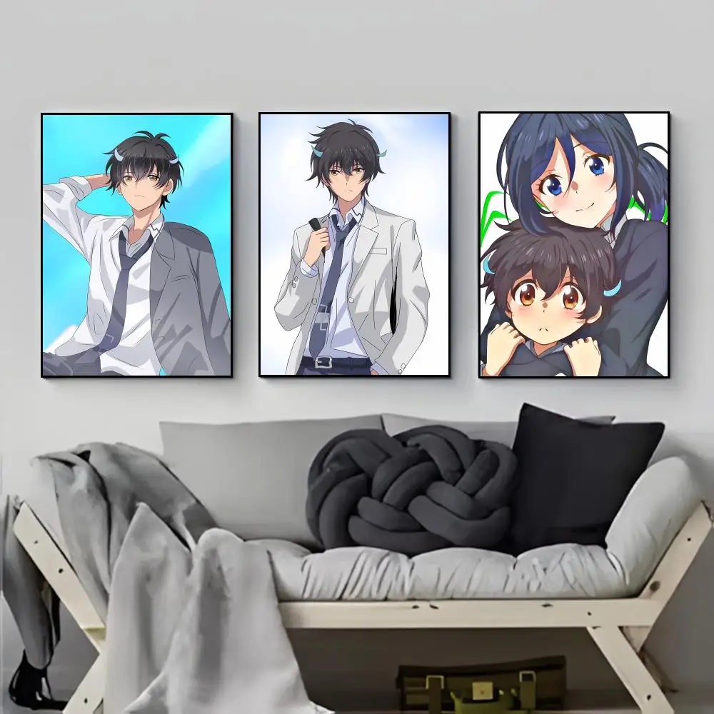 Overwhelming M-My Instant Death Ability Is Overpowered Poster HD  Waterproof Wall Sticker Bar Living Room Decor Gift