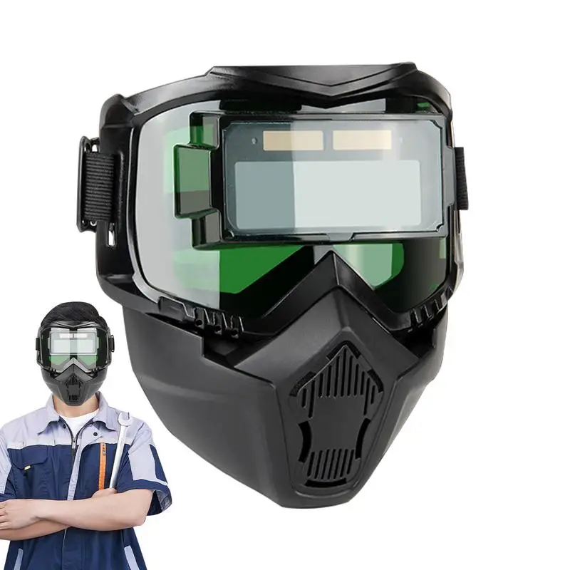 

Auto Dimming Welding Helmet Protector Shade For Welding Welder Face Protector Soldering Protective Hood For Polishing Grinding