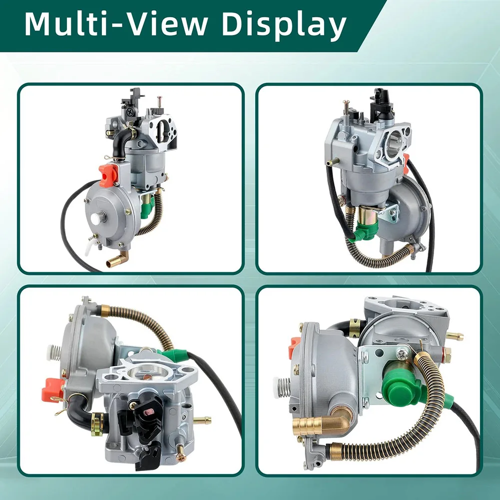 For LPG Dual Fuel Carburetor for Honda GX360 For GX390 GX420 188F 190F Portable Generators and Power Equipment