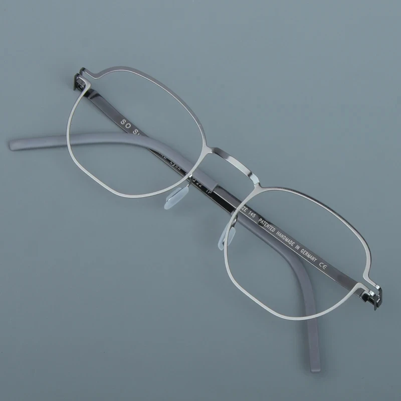 Germany Screwless Ultralight Square Colorful Glasses Frame Men Women No Fading Eyeglasses Spectacles Blue Purple Eyewear Frames
