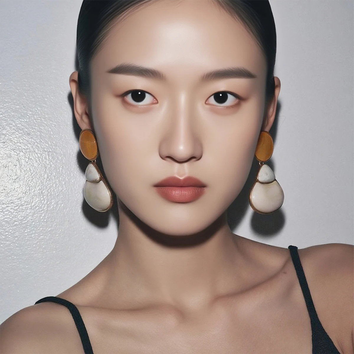 

ZAA Vintage Elegant Geometric Resin Earrings for Women Fashion Jewelry Holiday Party Gifts