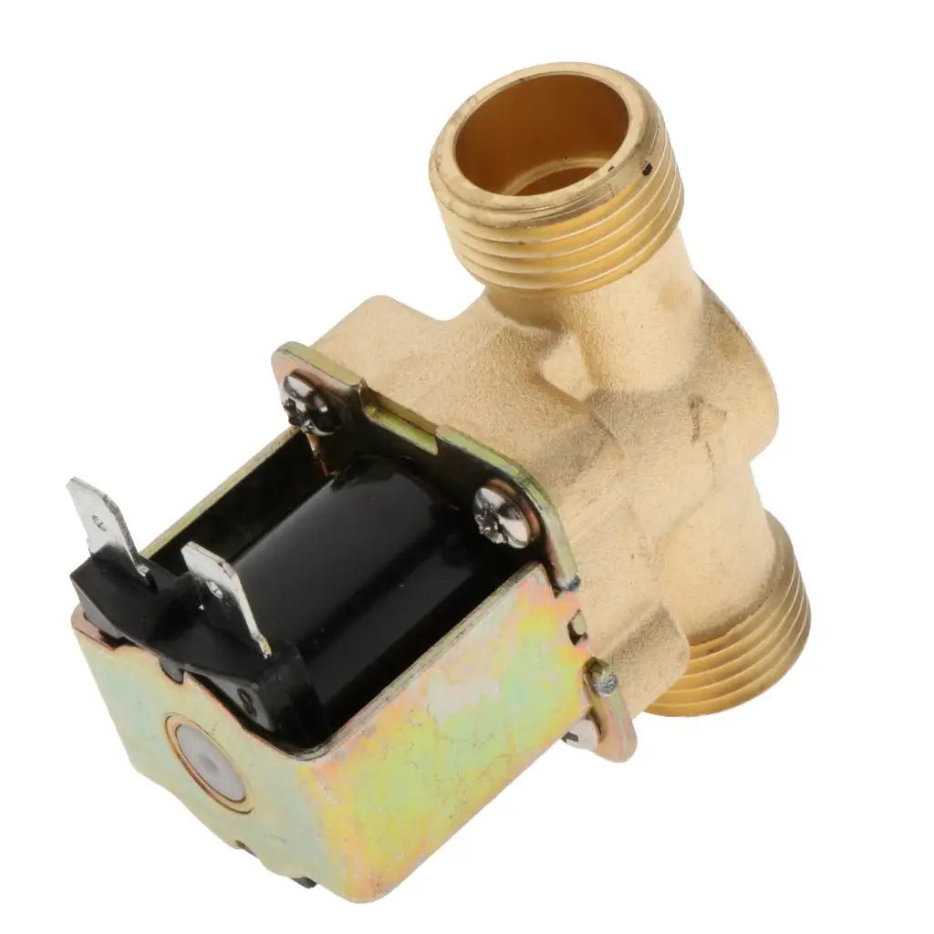 G1/2 Solenoid Valve DC12/24/220V Hot Water Inlet/Outlet Solar Coil Valve