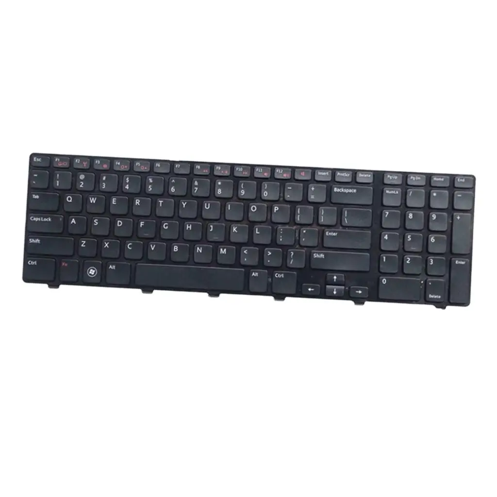 Slim Keyboard Full Size Design Plastic QWERTY Low Profile Laptop Keyboard for Inspiron 17R N7110 17R 7110 XPS 17 L702X