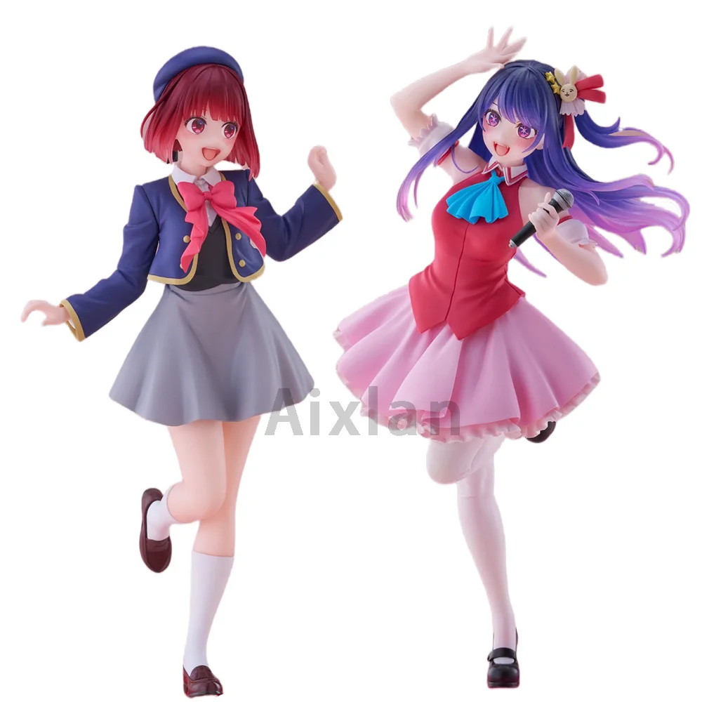 Aixlan 2PCS OSHI NO KO Figure Hoshino Ai Arima Kana 18cm PVC Action Figure Amine Christmas Gift Collectible Figurine