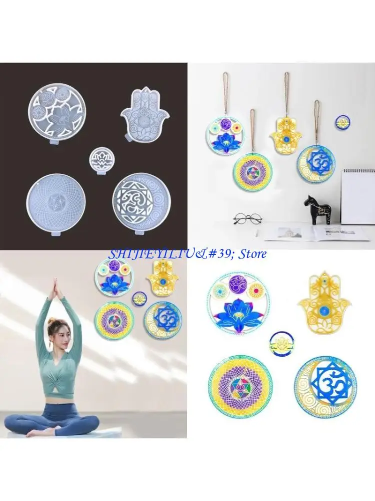 

E21f Diy Crystal круглые йоги