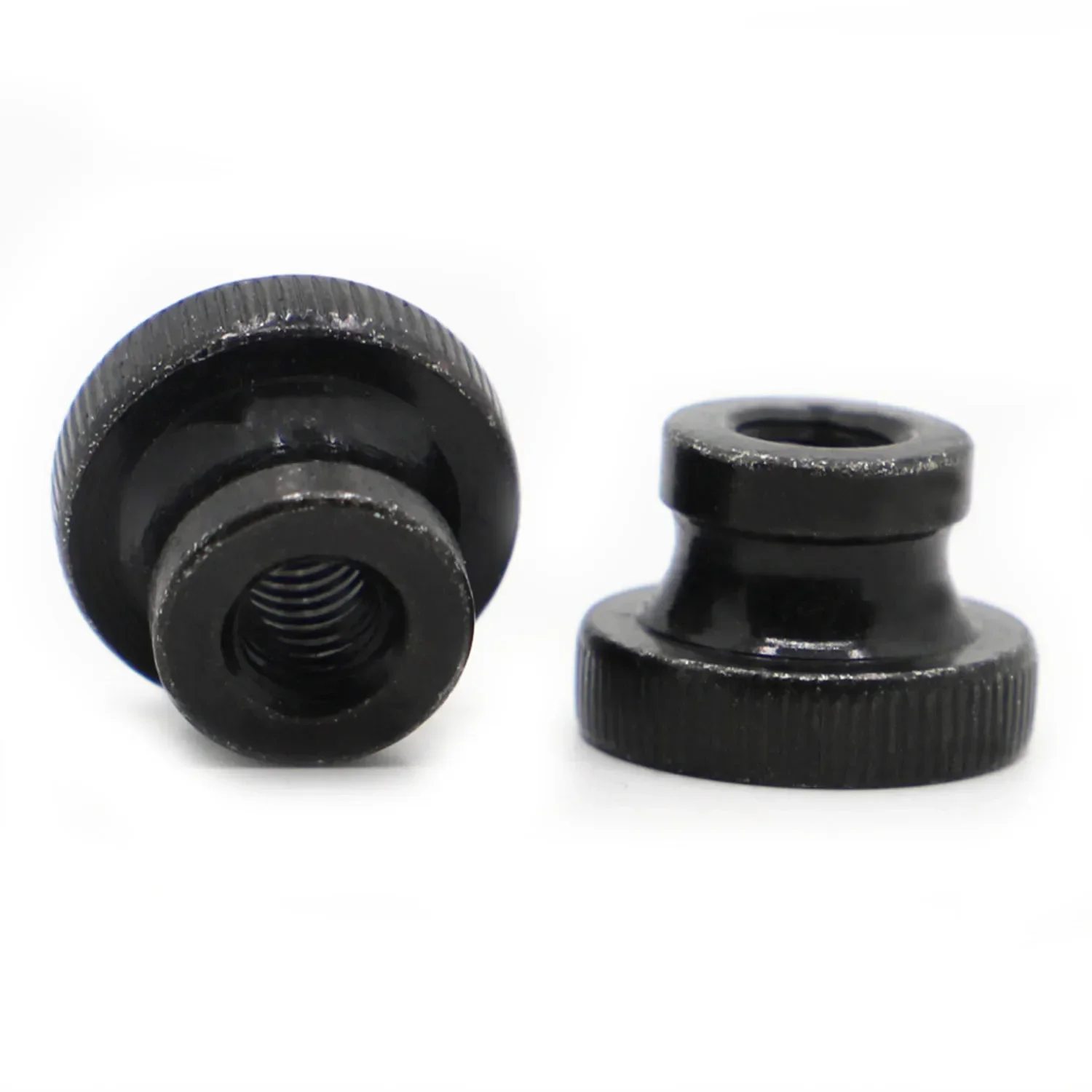 M3 M4 M5 M6 M8 M10 Black Carbon Steel DIN466 GB806 Knurled Thumb Nut Hand Tighten Nut 3D Printers Parts Curtain Wall