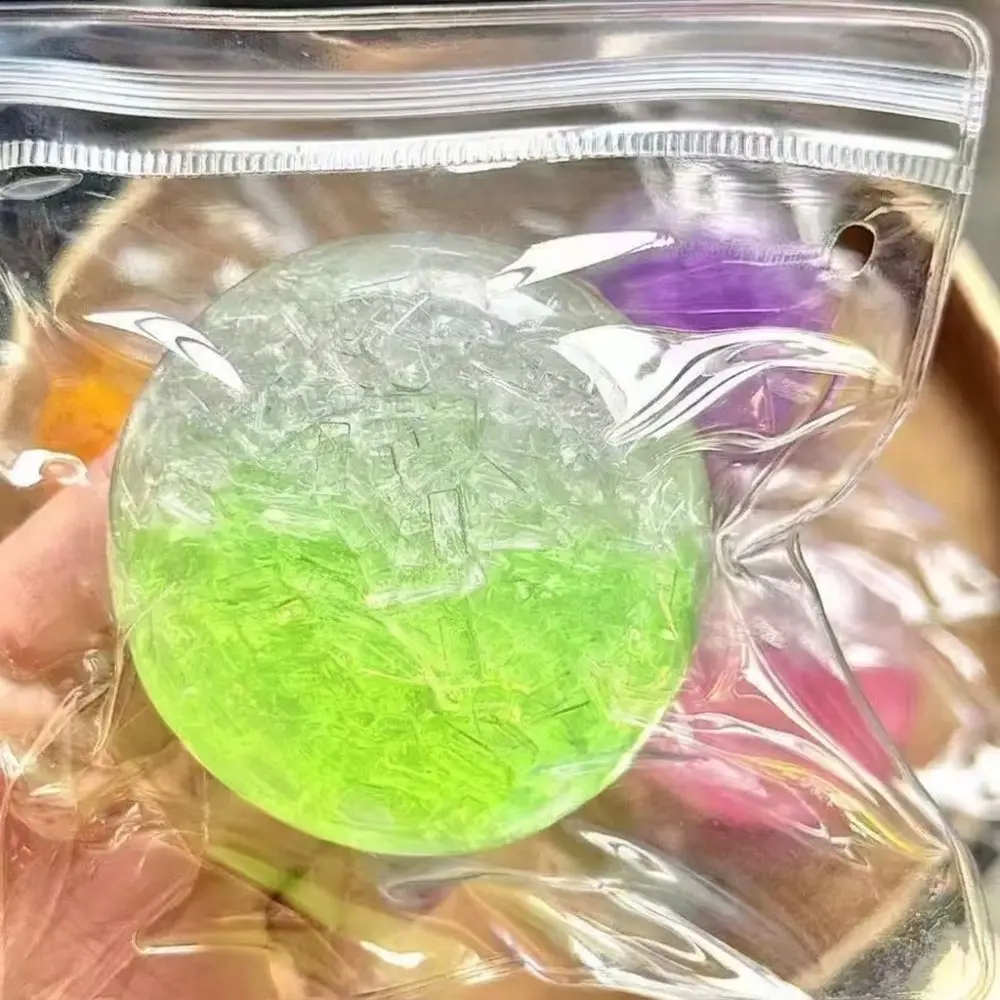 Fashion Super Soft Squeezable Balls Textured Moldable Stress Relief Crunchy Memory Gel Fidget Calming