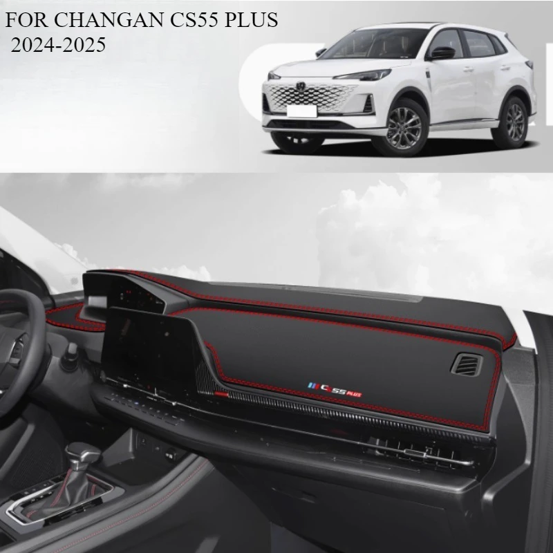 

FOR CHANGAN CS55 PLUS 2024-2025 Car Dash Mat Dashmat Dashboard Mat Cover Sun Shade Dash Board Cover Carpet Accessories