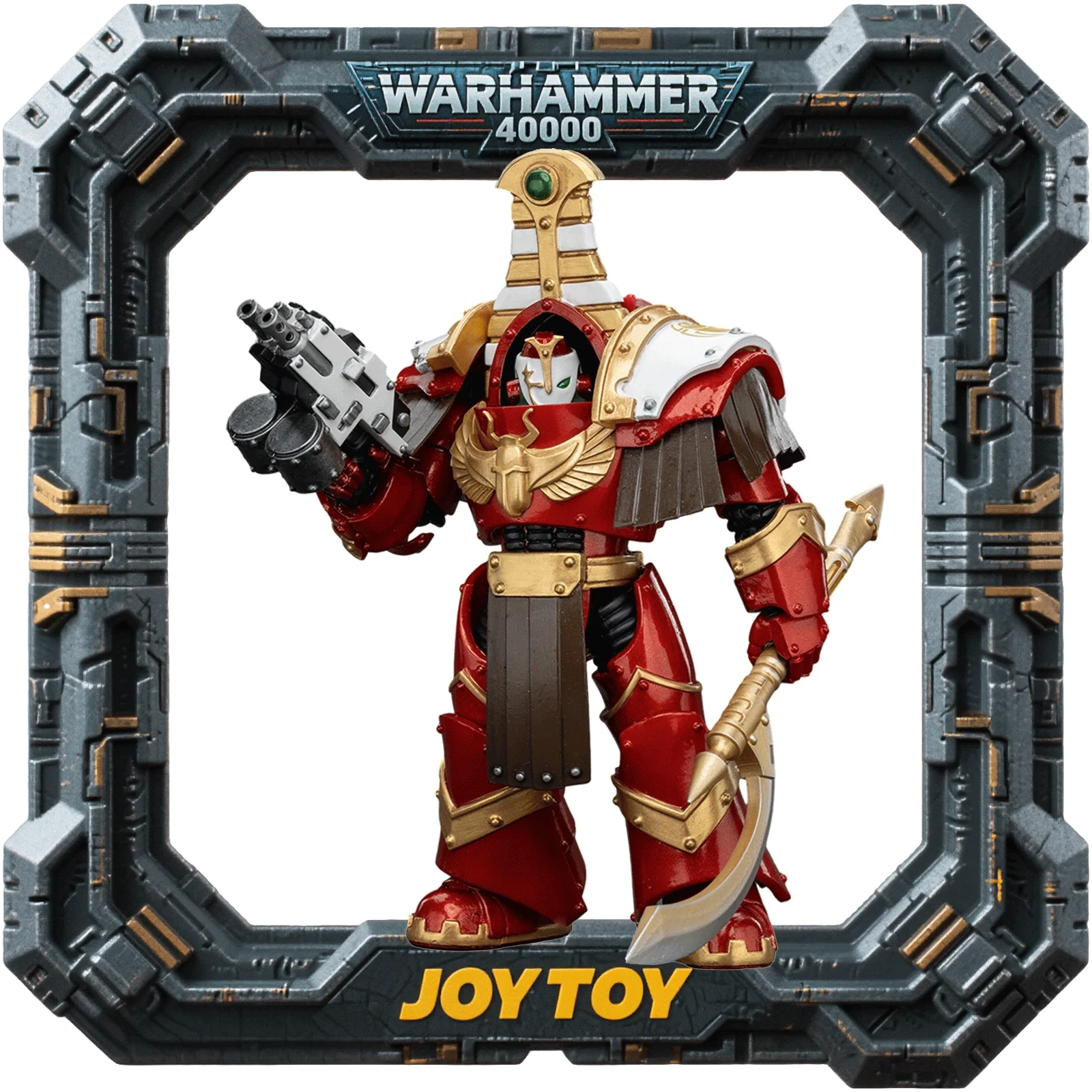 

JOYTOY Warhammer 40000 1/18 Action Thousand Sons Sekhmet Терминатор Cabal Sekhmet — 6 дополнительных оружия