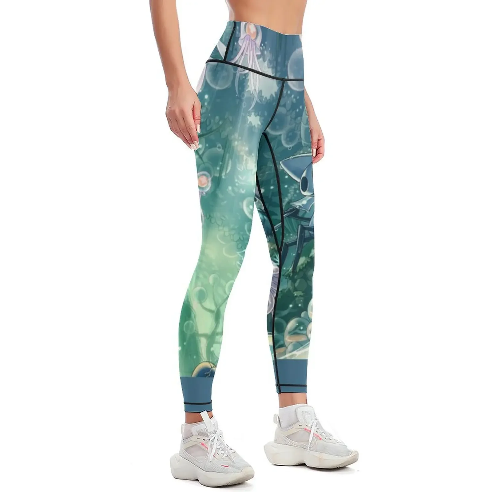 Leggings ajourés Knight art 3 pour femmes, haut de gymnastique, push up, sarouel